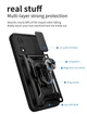 Протиударний чохол Armor Ring + захиcт камери для Motorola Moto E13 case Simon чорний - зображення 7