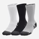 Набор мужских носков высоких 3 пары Under Armour 1379512 011 Performance Tech XL Белые/Серные/Серые (196884005047) - изображение 1