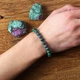 Браслет из натурального камня Цоизит - изображение 3