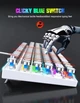 Ігрова механічна клавіатура TWolf T75 Blue Switch c RGB підсвічуванням white - зображення 3