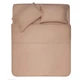 Простирадло Ardesto Mix&Match, 240x260см, 100% бавовна, сатин, бежевий - изображение 1