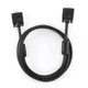 Кабель Cablexpert (CC-PPVGA-5M-B) VGA-VGA HD15M/HD15M с 2-мя фер. кольцами, черный, 5м - изображение 4