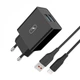 Зарядное устройство SkyDolphin SC30L (2USB, 2.1A) Black (MZP-000170) + кабель Lightning - изображение 2