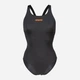 Купальник слитный женский Arena Team Swimsuit Swim Pro Solid 004760-530 42 Темно-серый/Оранжевый (3468336837429) - изображение 1