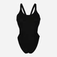 Купальник слитный женский Arena Team Swimsuit Swim Tech Solid 004763-550 32 Черно-белый (3468336643402) - изображение 6