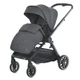 Дитяча всесезонна коляска-книжка 2в1 ME 1126 GENESIS Asphalt Gray Сіра - зображення 2