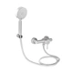 Змішувач для душу Lidz Aria 010 (з душовим гарнітуром) (k35) LDARI010NKS43361 Nickel - изображение 1