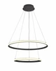 Люстра подвесная светодиодная LED кольца Light House SRS-19653 BK 70W черная - изображение 1