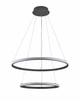 Люстра подвесная светодиодная LED кольца Light House SRS-19653 BK 70W черная - изображение 4