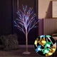 Дерево гирлянда "Сакура" с белым стволом, 180LED, 1,5м, 220В, Мультиколор - изображение 1