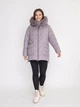 Женская зимняя куртка большого размера UF-fashion ЛР-175-песец 52 пудровый - изображение 2