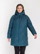 Зимняя женская куртка большого размера UF-fashion ЛР-172-1 60 бирюзовий - изображение 2