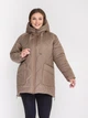 Жіноча зимова куртка великого розміру UF-fashion ЛР-175-1 52 мокко - зображення 1
