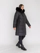 Женское зимние пальто большого размера UF-fashion ЛР-173-песец 56 черный - изображение 2