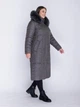 Женское зимние пальто большого размера UF-fashion ЛР-177-песец 56 серый - изображение 2