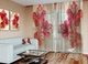 3D - Фото Тюль PHOTODECOR "3D Цветы со стразами и бабочки" - изображение 1