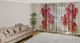3D - Фото Тюль PHOTODECOR "3D Цветы со стразами и бабочки" - изображение 2