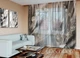 3D - Фото Тюль PHOTODECOR "Драгоценные камни на черно белом фоне" - изображение 1