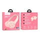 Наушники Hoco Bluetooth 200mAh AUX TF BT5.3 Pink (W41_Pink) - изображение 2