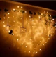 Светодиодная гирлянда штора Сердце LED, 1,8x1,5м, 16 нитей, 220В, 8 режимов, Теплый белый - изображение 2