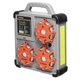 Комплект фонарей профессиональных Mactronic X-Flare (30 Lm) Red/Blue/Amber Recharg 12/220V (PSD0112) - изображение 1