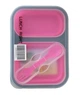 Ланч бокс силіконовий LUNCH RIGHT XF-SLD-016Pink - зображення 1