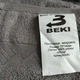 Полотенце махровое хлопковое BEKI (5060) 70x140см серый - изображение 2