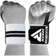 Бінти для зап'ястя (кистьові бинти) RDX W2 Gym Wrist Wraps BLACK/WHITE PLUS - зображення 1