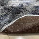 Коврик прикроватный текстильный с пушистым ворсом Травка Koloco Меланж150x200 см Графитовый - изображение 3