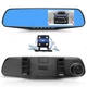 Зеркало-видеорегистратор на 2 камеры Vehicle Blackbox HD DVR 2dvrhd - изображение 1