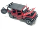 Машина Автосвит Jeep vlanger инерционная открываются двери капот багажник 21см Красная (AP-1979) - изображение 5