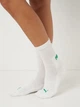 Набор женских носков высоких хлопковых Puma 93837207 35/38 3 пары White Combo (8720245567121) - изображение 3