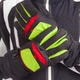 Перчатки горнолыжные теплые мужские SP-Sport A-82 L-XL Черный-лимонный-красный - изображение 2