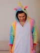 Пижама Кигуруми My Kigu Мужская Единорог Радужный Разноцветный Размер XL 175-185 см (21001411) - изображение 3