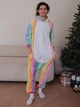 Пижама Кигуруми My Kigu Мужская Единорог Радужный Разноцветный Размер XL 175-185 см (21001411) - изображение 5