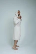 Халат чоловічий вафельний L/XL з капюшоном Бежевий (Д-lel-vafel-003/2-02) - зображення 3