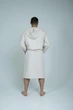 Халат чоловічий вафельний L/XL з капюшоном Бежевий (Д-lel-vafel-003/2-02) - зображення 4