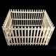 Вольєр для цуценят з дерева Ордіно бланже (ВОС-002201) - зображення 2