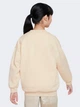 Детский теплый свитшот оверсайз для девочки Nike G NSW CLUB FLC OVRSZD CREW LBR FD2923-126 128-137 см Кремовый (196607038178) - изображение 6