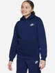 Детское теплое худи на флисе для девочки Nike K Nsw Club Flc Hdy Lbr FD3000-410 137-147 см Темно-синее (196607240434) - изображение 5