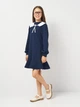 Подростковое школьное платье для девочки Бемби City collection PL413-800 140 см Синее (14413726645.800) - изображение 3