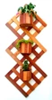 Полиця настінна для квітів з дерева Петрополіс мускат (ЦВС-006307) - зображення 1