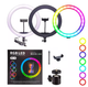Лампа Кільцева RGB LED, 36 cm, 14", 120 Lights, 24 RGB, 3D-36 - зображення 2