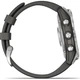 Сталевий годинник Garmin Fenix 7 (010-02540-01) сріблястий з чорним силіконовим ремінцем - зображення 4