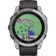 Сталевий годинник Garmin Fenix 7 (010-02540-01) сріблястий з чорним силіконовим ремінцем - зображення 10