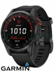 Стальные часы с солнечной батареей Garmin Fenix 7S Solar (010-02539-13) темно-серые с силиконовым ремешком - изображение 1
