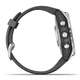 Стальные часы с фонарем и солнечной батареей Garmin Fenix 7S Pro Solar Edition (010-02776-01) серебристые с силиконовым ремешком - изображение 4