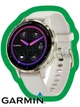 Смарт-годинник з сталевим безелем Garmin Venu 3S (010-02785-04) біло-золотистий з силіконовим ремінцем - зображення 2