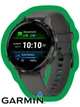 Смарт-годинник з сталевим безелем Garmin Venu 3S (010-02785-00) темно-сірий з силіконовим ремінцем - зображення 2