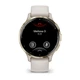 Смарт-годинник з сталевим безелем Garmin Venu 3S (010-02785-04) біло-золотистий з силіконовим ремінцем - зображення 3